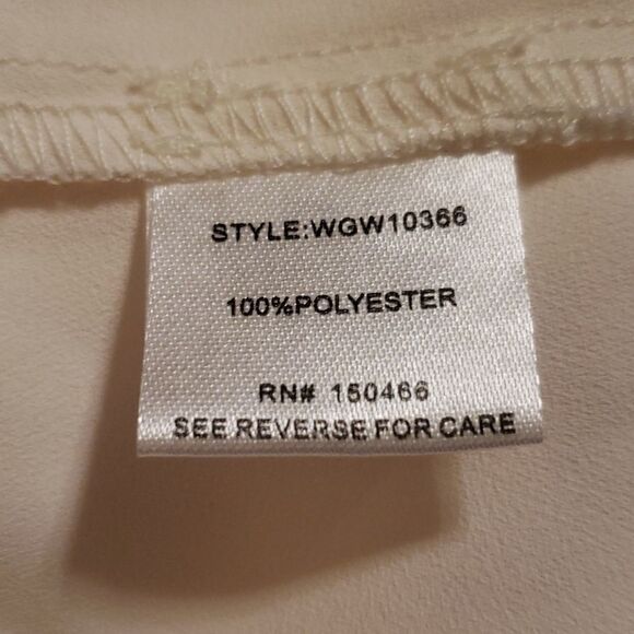 41 Hawthorn Tarla Lattice Detail‎ Sleeveless Blouse Cream Size XS NWOT - Picture 5 of 5